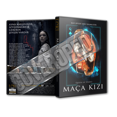 Maça Kızı - Queen of Spades - 2021 Türkçe Dvd Cover Tasarımı
